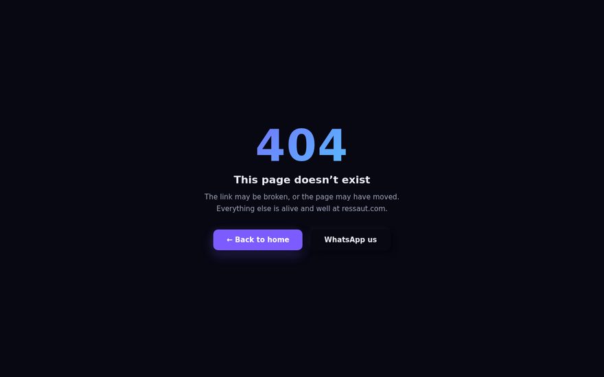 Limited-offer landing page by Ressaut