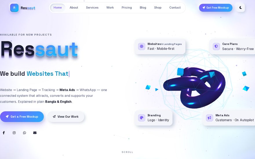 ressaut.com — Ressaut’s own website